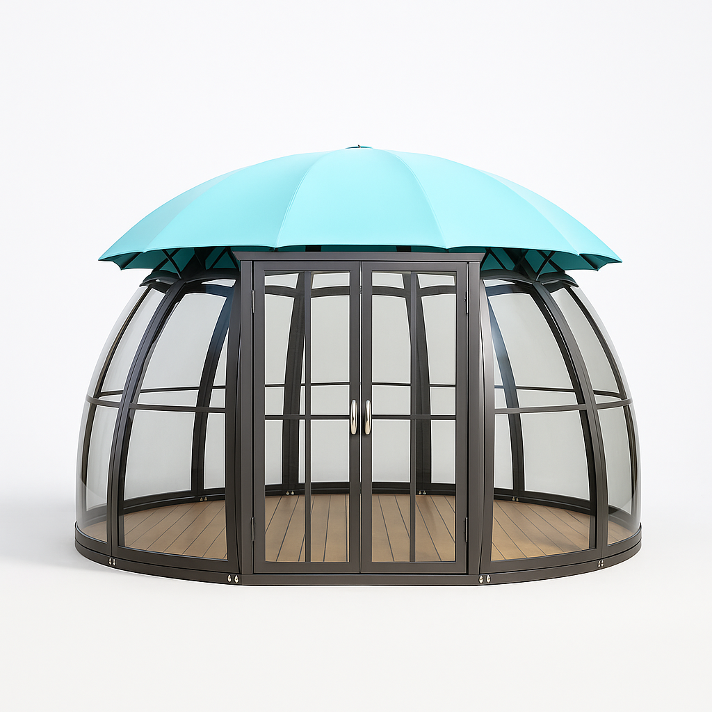 AquaDome All-Season Glass Pod Gazebo