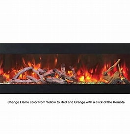 Amanti Panorama Deep 88" Smart Electric Fireplace