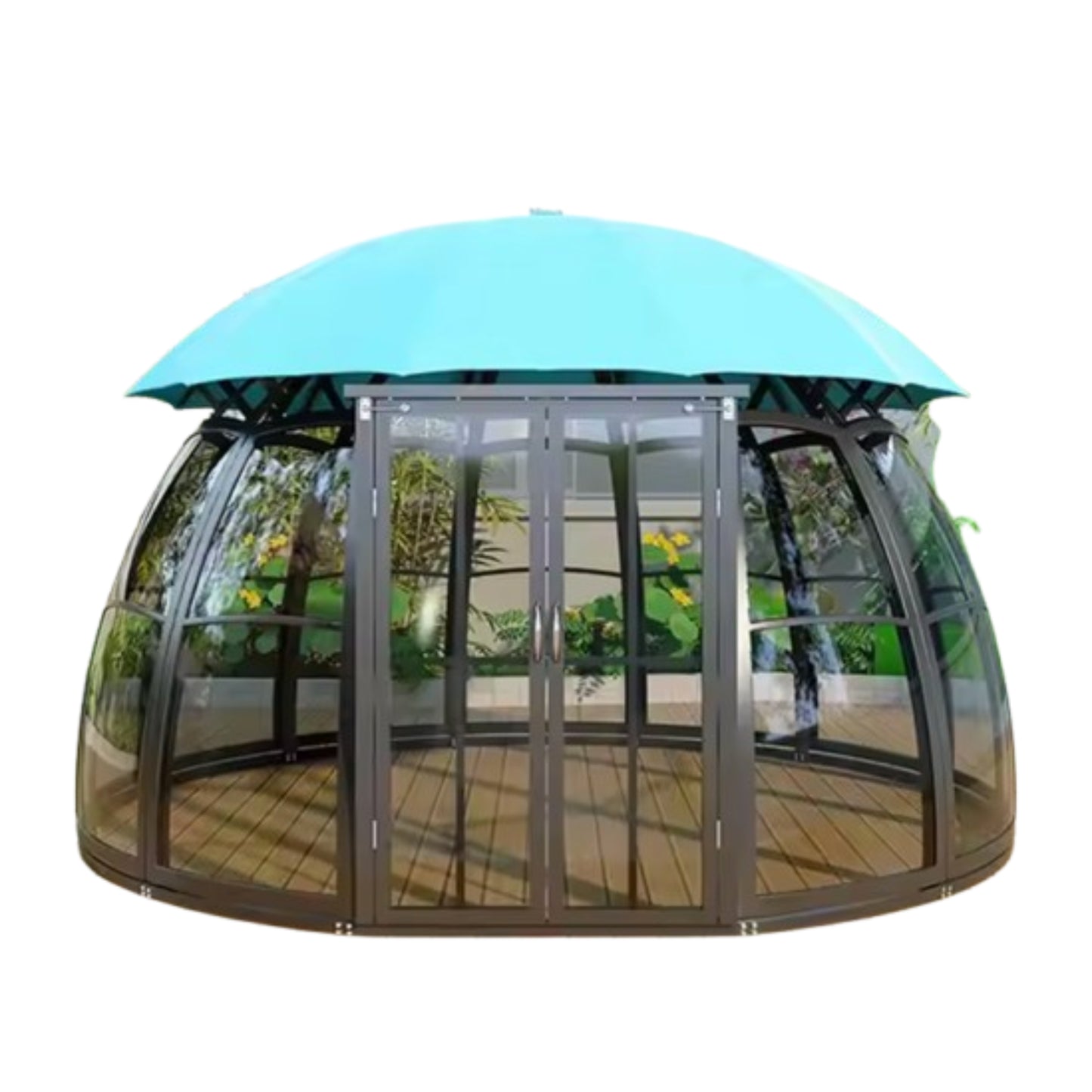 AquaDome All-Season Glass Pod Gazebo