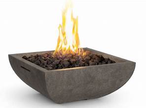 American Fyre Designs 36" Bordeaux Square Fire Bowl