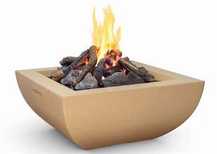 American Fyre Designs 36" Bordeaux Square Fire Bowl