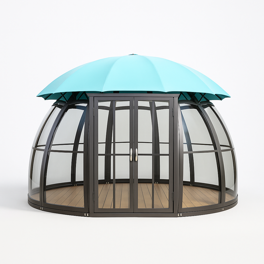 AquaDome All-Season Glass Pod Gazebo