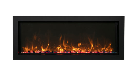 Panorama Smart 40" Electric Slim Built-in only comes with optional black steel surround