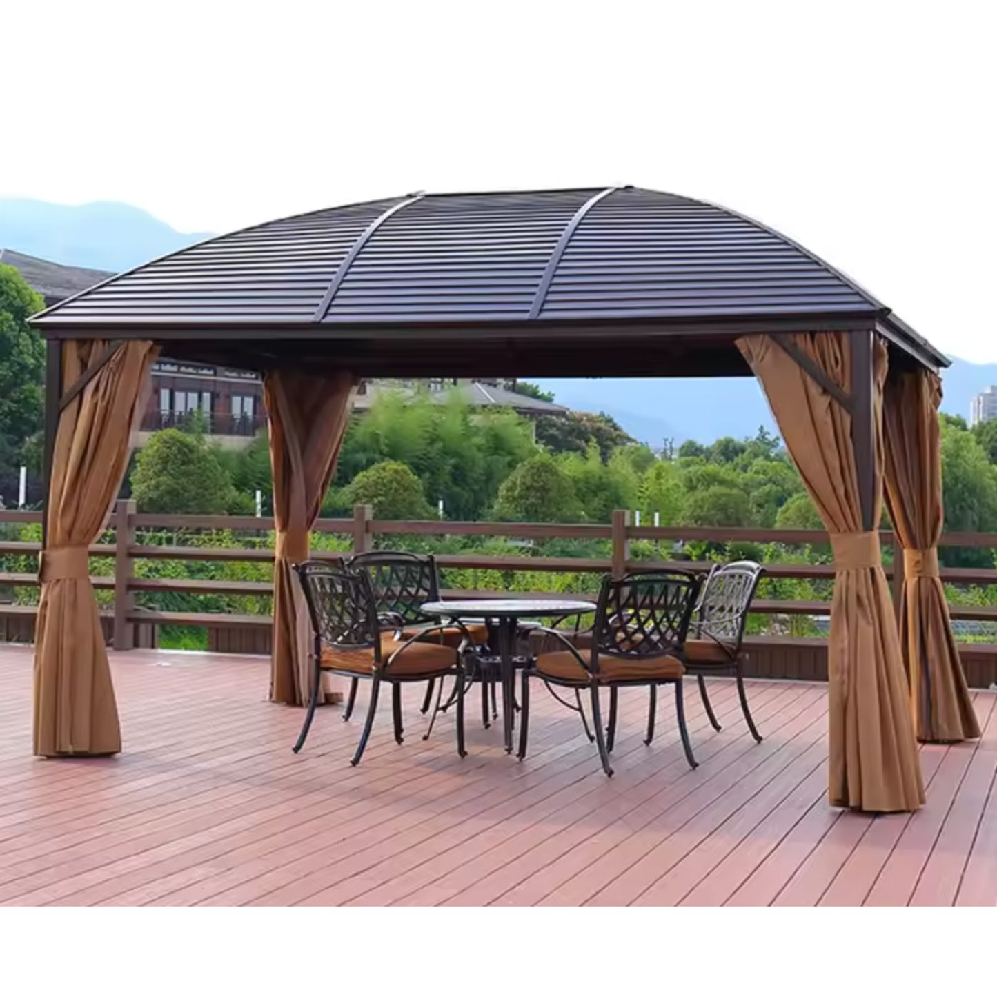 IronPeak Deluxe Hardtop Patio Gazebo
