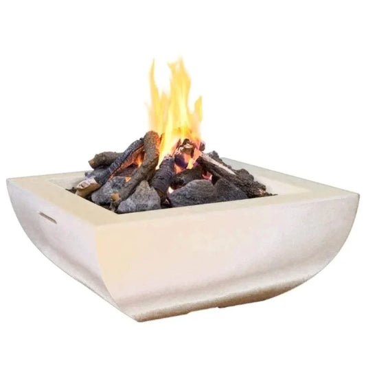 American Fyre Designs 36" Bordeaux Square Fire Bowl