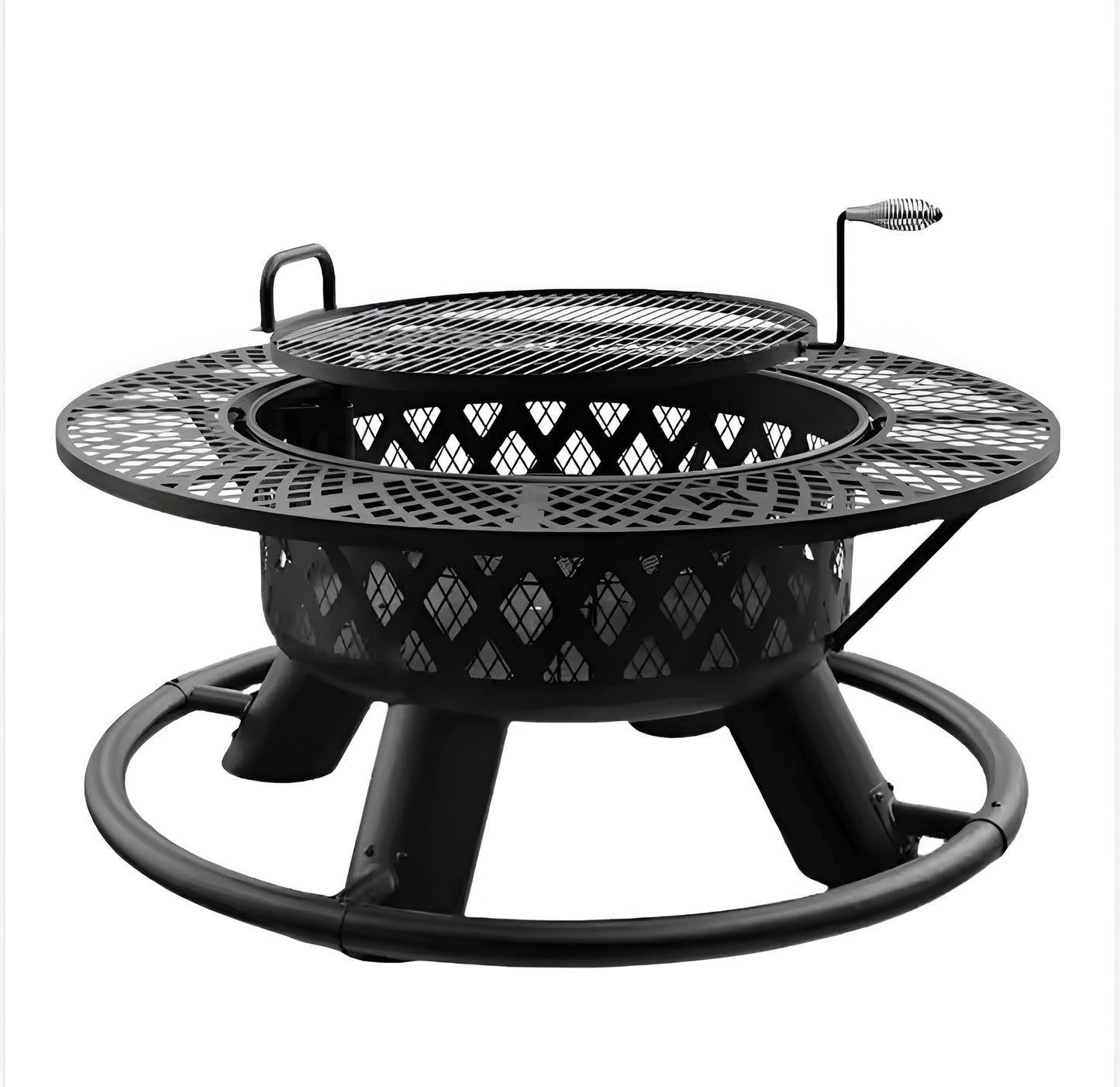 IronHaven Outdoor Grilling Fire Table