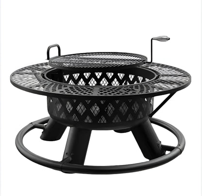 IronHaven Outdoor Grilling Fire Table