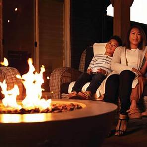 Napolean Nexus 36" Half here LP Fire Pit